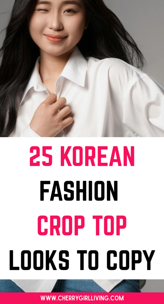 Korean Style Crop Top Outfits