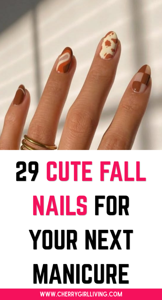 cute fall nail ideas