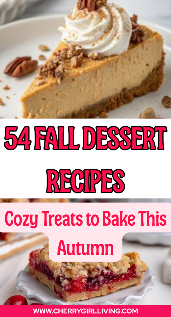 fall dessert recipes
