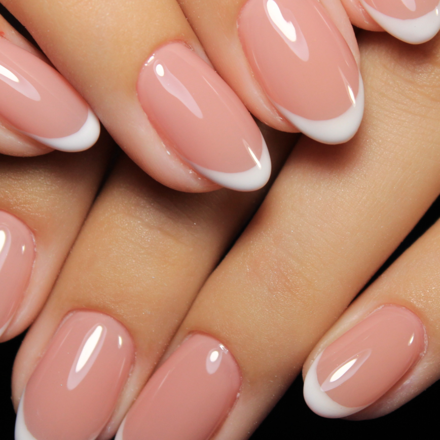 cute french tips nail ideas
