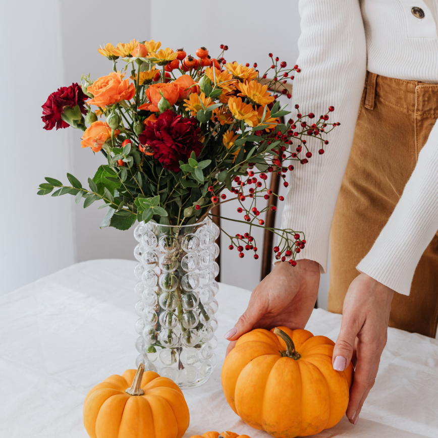 fall table centerpieces
