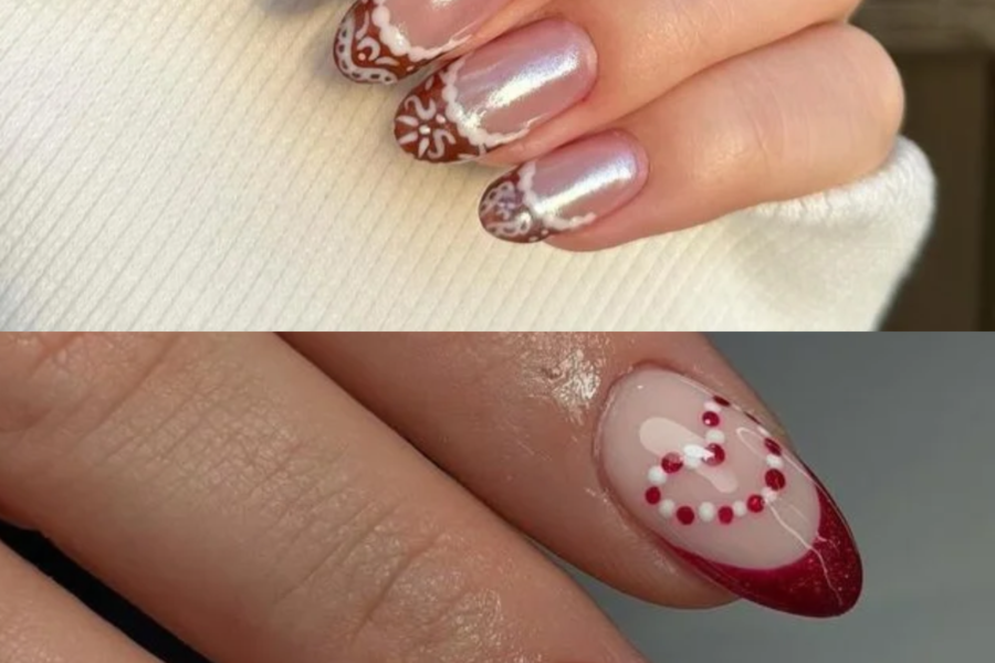 Simple Christmas Nails Idea